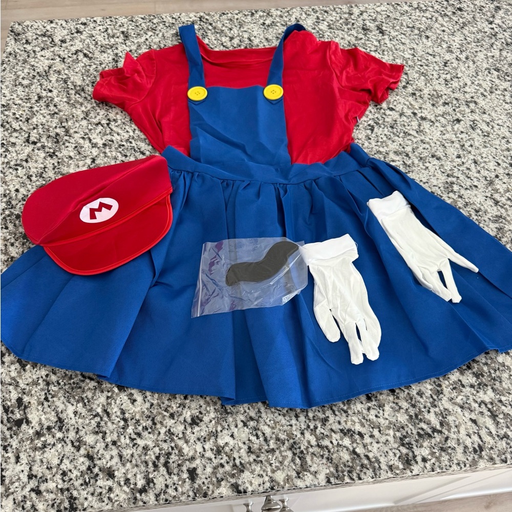 Women’s super Mario Costume Set
